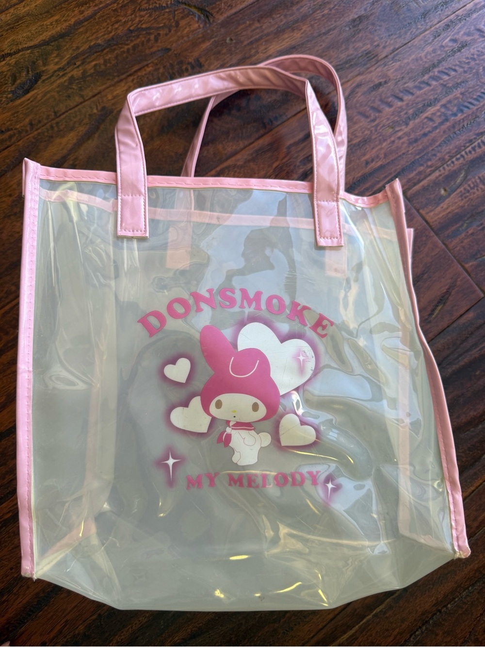 My Melody Pink Clear Tote Bag -